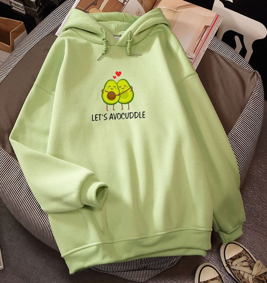 Avocuddle Themed Hoodies For Womens