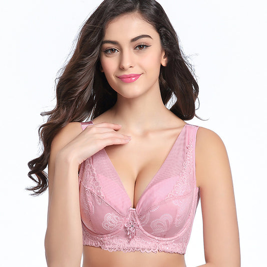 Romantic Full Cup Lace Bra - Soft & Supportive