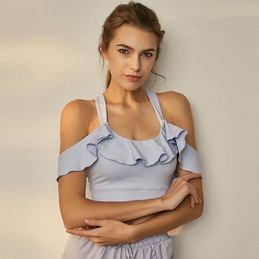 Ruffled Stylish Sports Bra