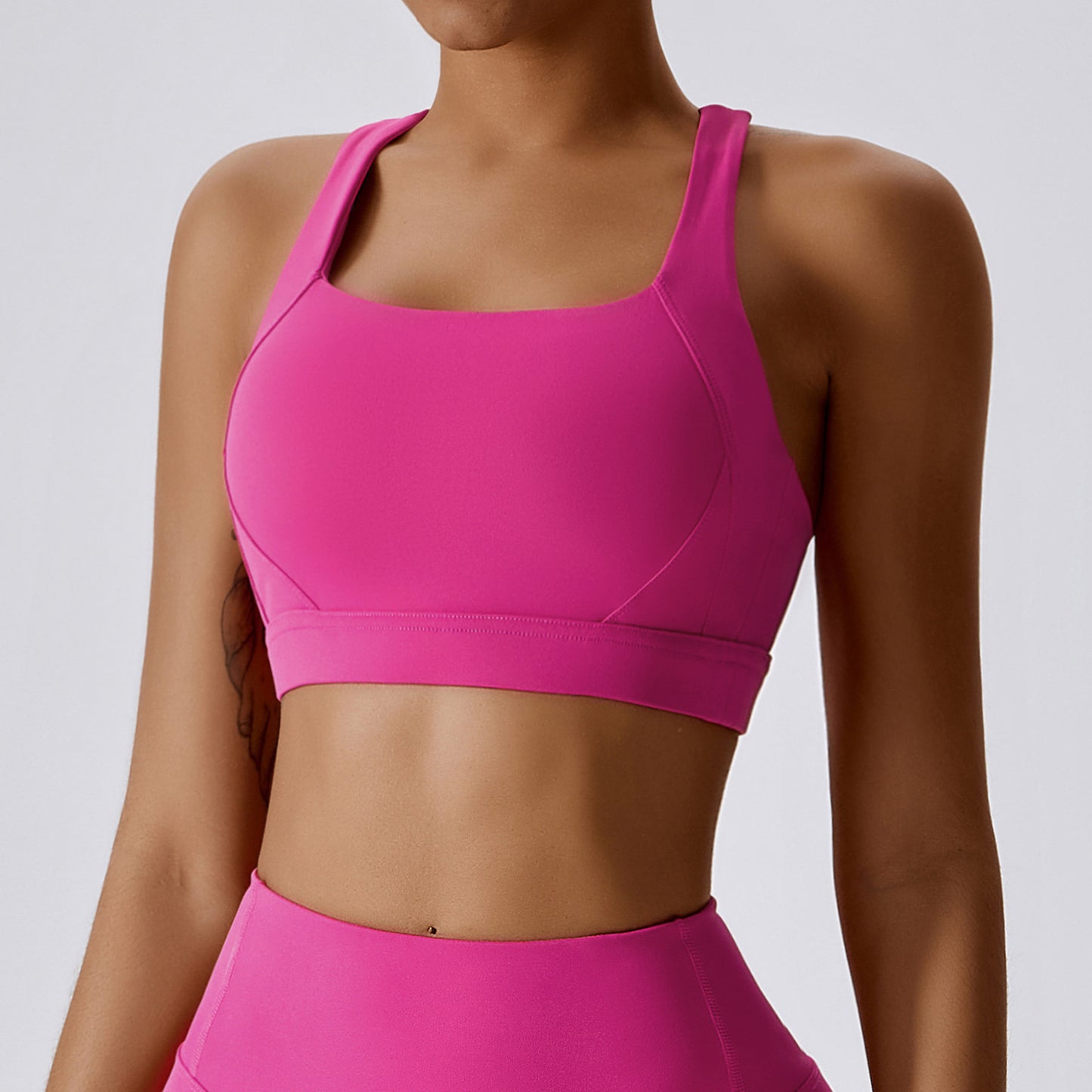 Solid Color Running & Fitness Sport Bras