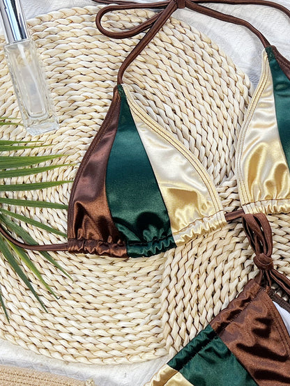 Seperated Color Beach Bikini - For Pool & Sea